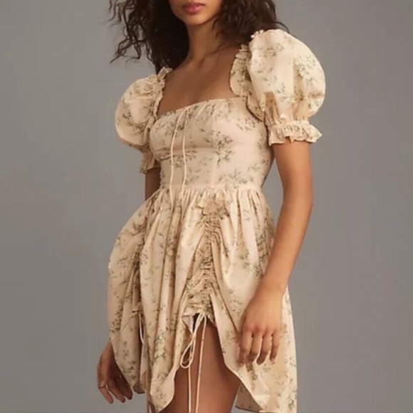 Selkie Dresses & Skirts - Selkie The Villa Romantic Mini Cotton Floral Dress
